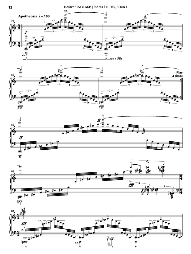 Piano Etudes (Books 1 and 2) - Image 3